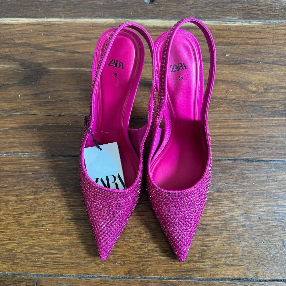 Zara Rhinestone Heels - Picture 2 of 2